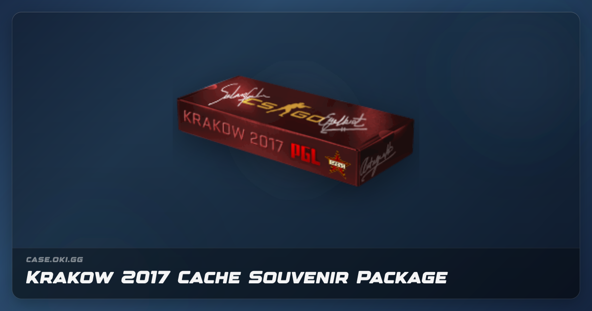 Krakow 2017 Cache Souvenir Package CS2 Cases